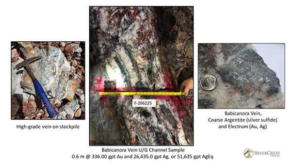 abicanora Vein U/G Channel Sample